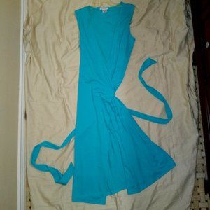 Calvin Klein Blue Wrap Dress
